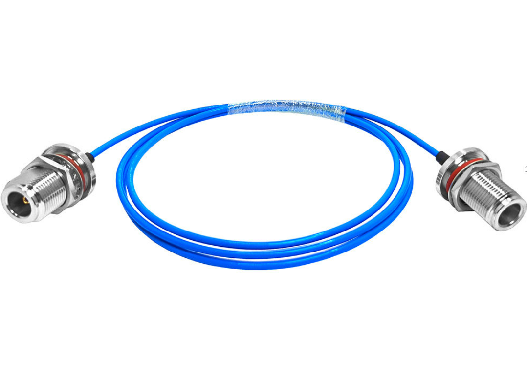 N母头和N母头接RG405/RG402穿墙安装电缆组件